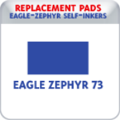 Indiana Stamp sells replacement pads for many self-inking stamps, including Eagle Zephyr 73 self-inking stamps.