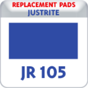 Indiana Stamp sells replacement pads for many self-inking stamps, including Justrite 105 self-inking stamps.