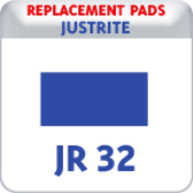 Indiana Stamp sells replacement pads for many self-inking stamps, including Justrite 32 self-inking stamps.