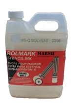 Use Rolmark Solvent to clean up brushes and rollers after using Rolmark & PolyRolmark Stencil inks. Buy online!