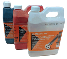 Marsh 'K' Stencil Ink is used for making permanent and waterproof marks / prints on porous surfaces like paper, cardboard, wood, cartons and more.