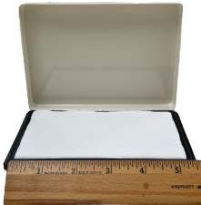 Metal Case Stamp Pads for rubber stamping stand up to solvent & alcohol base inks and tough environments. Many sizes available including 3.25" x 5". Buy online!