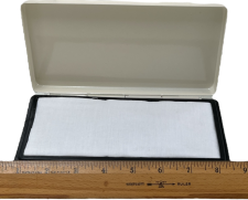 Metal Case Stamp Pads for rubber stamping stand up to solvent & alcohol base inks and tough environments. Many sizes available including 3.25" x 7". Buy online!