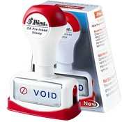 Pre-inked VOID stamp makes it easy to make thousands of imprints without writer's cramp! Low-cost message and symbol stamps are perfect for home and office. Fast shipping!