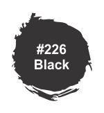 Aero #226 Black Ink | For rubber stamping on all types if styrene.