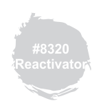 #8320 Reactivator • Specially formulated to work with #8320 Ink