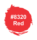 Aero #8320 Red Ink • Very fast drying, high temperature ink for non-porous surfaces. Dry time: 25-30 seconds | Buy online!