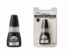 Refill your Secure Stamps with genuine Secure Stamp Ink. Black ink is formulated to obscure your personal data to protect privacy.