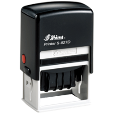 Indiana Stamp carries the full line of Shiny brand stamps, including the S-827D self-inking date stamp. Covered date bands keep hands clean. Order online!