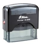 Shiny S-846 self-inking printer stamps are perfect for many uses, providing thousands of high quality impressions without re-inking.