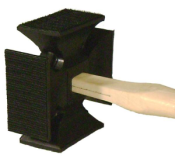 36015 4-Way Rubber Head with Hook Velcro