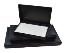 Foam ink pad in plastic case is popular for lumber and wood marking. Economy grade pad. Great for use with lumber marking ink. #3 pad size: 4.25" x 7.25"