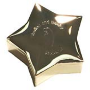 silver plated keepsake box, star, personalized, tropar, airflyte, gifts, engraved products