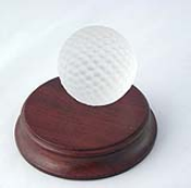 48165 Crystal Golf Ball Paperweight