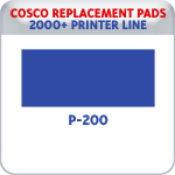 Indiana Stamp sells replacement pads for many brands, including Cosco Printer P-200s.