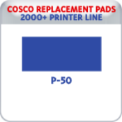 Indiana Stamp sells replacement pads for many brands, including Cosco Printer P-50s.