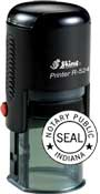 Indiana Stamp sells many notary products, including self-inking stamps, at competitive prices.