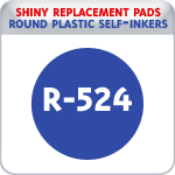 Indiana Stamp sells the complete line of Shiny brand products, including R-524 replacement pads.