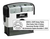 Indiana Stamp sells many notary products, including custom self-inking stamps, at competitive prices.