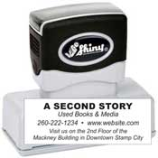 High quality Shiny Premier stamps make stamping simple. Design and order your custom stamp online today. Fast shipping!