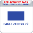 Indiana Stamp sells replacement pads for many self-inking stamps, including Eagle Zephyr 72 self-inking stamps.