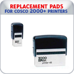 Replacement Pads for Cosco 2000+ Printers