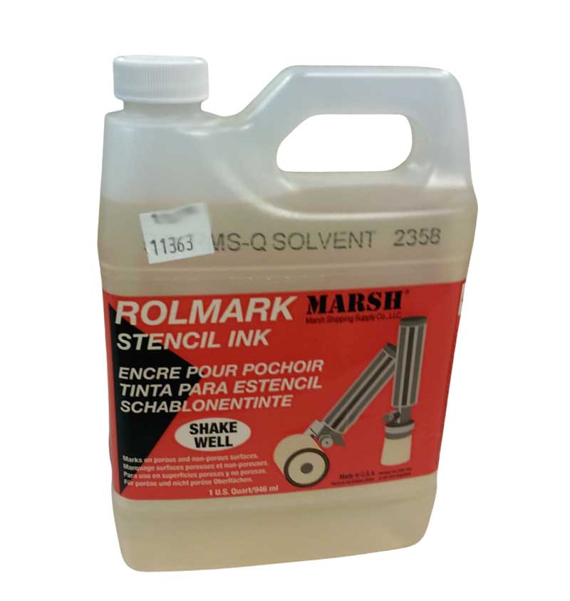 Marsh Rolmark Stenciling Ink Solvent Helps keep you clean!