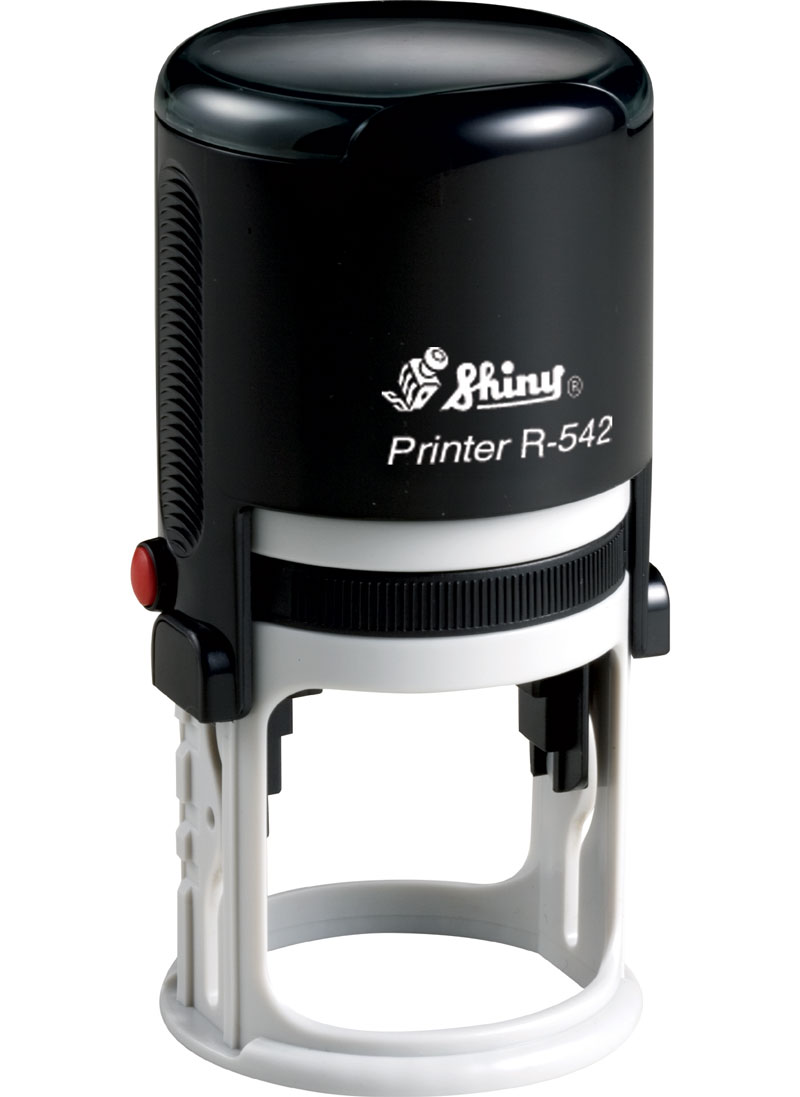 Buy Shiny round R542 SelfInking Rubber Stamps from Indiana Stamp, located in Fort Wayne, Indiana.
