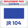 Indiana Stamp sells replacement pads for many self-inking stamps, including Justrite 104 self-inking stamps.