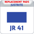 Indiana Stamp sells replacement pads for many self-inking stamps, including Justrite 41 self-inking stamps.