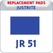 Indiana Stamp sells replacement pads for many self-inking stamps, including Justrite 51 self-inking stamps.