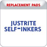 Justrite™ Dry Self-inker Pads