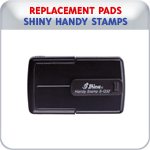 Replacement Pads for Shiny Handy Stamps