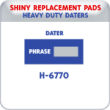 Indiana Stamp sells the complete line of Shiny brand products, including H-6770 replacement pads.