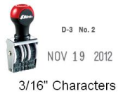 Non-Self-Inking, line dater, date stamp, plain date stamp, non self inking line dater, shiny