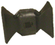 36215 2-WAY RUBBER HEAD W/VELCRO - 36215 2-Way Rubber Head  with Velcro Hook