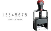 High quality Shiny H-6558 Heavy Duty Self-inking Numbering Stamp. Durable metal and plastic construction is good for high volume stamping. Buy online!