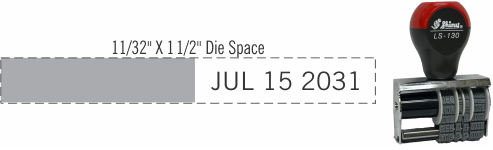 Shiny brand LS-170 non-self-inking, prefix date stamps are great for home and office. Die Plate allows you to add custom text or artwork.