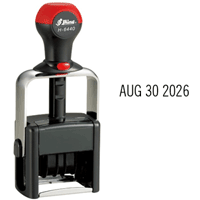 For a durable, long-lasting date stamp, the Shiny H-6440 Heavy Duty Self-Inking Line Dater is excellent for home or office use. Buy online!