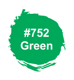 #752 Green Hand ID ink is specially formulated for marking human skin. Fast shipping.