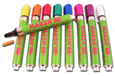 Marsh M88FX Industrial Dye Type Markers for heavy duty outdoor use. Fast dry, waterproof, fade-resistant marks on most surfaces. Long-lasting, dependable marker.