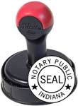 Indiana Stamp sells many notary products, including hand stamps, at competitive prices.