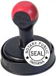 Indiana Stamp sells many notary products, including hand stamps, at competitive prices.