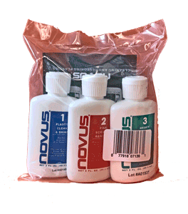 Novus Plastic Polish Kit, 2 oz