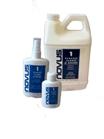 For a professional finish, use Novus No. 1 Clean & Shine on all plastics. No scratching & leaves a clear shine that resists fogging, repels dust, eliminates static.