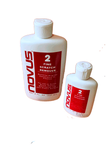 Novus Plastic Polish No. 2 - 64 Oz Fine Scratch Remover Acrylic