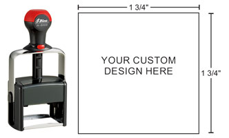 Shiny H-6005 Heavy Duty Self-Inking stamp for durability. Plastic and metal construction create a high quality rubber stamp for tough jobs. Order online!