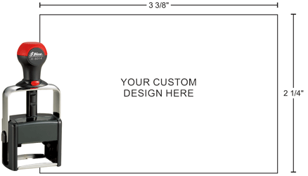 Shiny H-6014 Heavy Duty Self-Inking stamp for durability. Plastic and metal construction create a high quality rubber stamp for tough jobs. Order online!