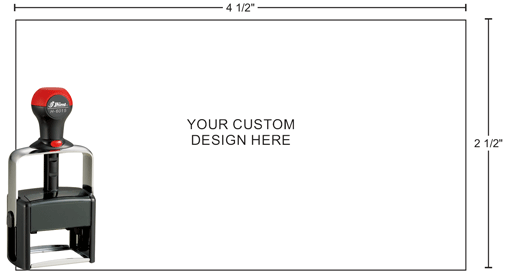 Shiny H-6015 Heavy Duty Self-Inking stamp for durability. Plastic and metal construction create a high quality rubber stamp for tough jobs. Order online!